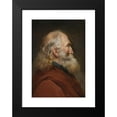 thumbnail image 2 of Joseph-Marie Vien 11x14 Black Modern Framed Museum Art Print Titled - Study of Head of a Bearded Man, 2 of 5