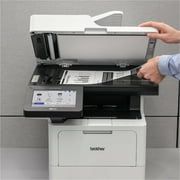 طابعة Brother MFC-L6810DW Enterprise أحادية اللون ليزر الكل في واحد مع طباعة منخفضة التكلفة ، وسعة ورق كبيرة ، وشبكات لاسلكية ، وميزات أمان متقدمة ، وطباعة ومسح ونسخ دوبلكس