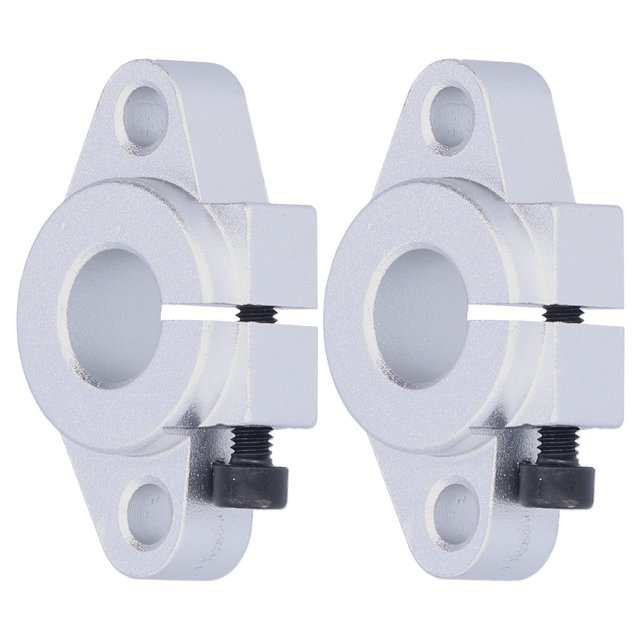 Soporte De Guía De Riel De Movimiento Lineal, Fácil De Reemplazar Soporte De Eje De Riel Lineal Horizontal Resistente Para Eje De 12 Mm De Diámetro Cergrey Linear Rail Shaft Support