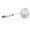 white handle, variant on TISHITA Skimmer Ladle Food Strainer Colander Hanging Mesh Strainer Drainer Drainer Ladle Dumplings Cooking Kitchen Fried Food Meatballs black handle