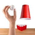 thumbnail image 6 of (40) Mini Red Plastic Solo Cups 2oz Plastic Shot Glasses Disposable Cup Jello Shots, Perfect Size for Serving Condiments Snacks Samples Tastings Beer Pong Game Party Snacks Supplies, 6 of 7