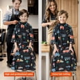 thumbnail image 5 of Perfehair Kids Haircut Cape with Sleeves - Cute Cars Printing, Adjustable Neck Collar, Comfortable Barber Cape for Boys & Girls, Ideal for Home or Salon Use, Professional Hair Cutting Apron, 5 of 6