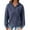 Navy, variant on Otntypg Waffled Knit Sweatshirts for Women Fall Long Sleeve Casual Quarter Zip up Lapel Collared V Neck Pullover Tops Lightweight Fashion 2025 Outfit Sweatshirt with Pockets Navy XL