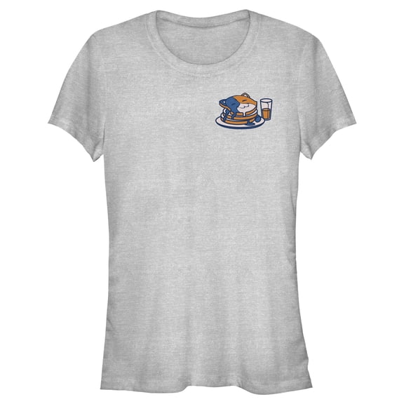 Junior's Fortnite Small Meowscles Pancakes Graphic Tee Athletic Heather Small