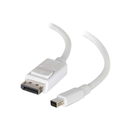 UPC: 0757120542995 | 10FT MINI DISPLAYPORT™ TO DISPLAYPORT™ ADAPTER CABLE 4K 30HZ – WHITE