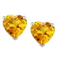 thumbnail image 2 of Star K� Heart Shape 6mm Genuine Citrine Earrings Studs, 2 of 9