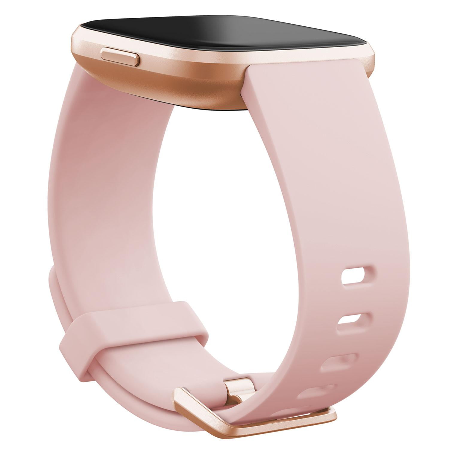 Fitbit Versa 2 Smartwatch Copper Rose (Petal) with Bonus Bands 