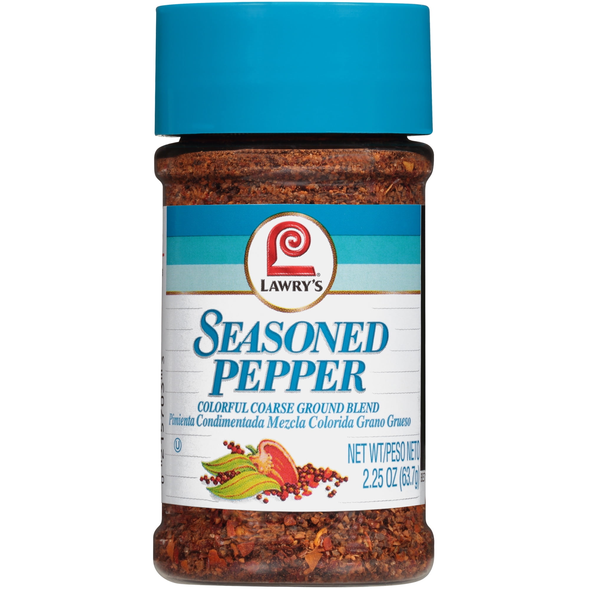Lawry's Colorful Coarse Ground Blend Seasoned Pepper, 2.25 oz Walmart
