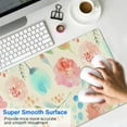 thumbnail image 4 of Blue Bud Mouse Pads Pad Mouse Waterproof Washable for Office Home Work Gaming Desktop Tables Mouse Pad Rubber Base Mousepad with Stitched Edges 35.4x15.7inches, 4 of 7