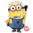 thumbnail image 3 of 18pc Minions Banana-rama Balloon Kit - Kids Minion Birthday Party Decoration Supplies, 3 of 21