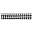 thumbnail image 2 of MKHERT Classical Black and White Houndstooth Checkered Pattern Table Runner Home Decor for Kitchen Dining Wedding Party 16x72 Inch, 2 of 2