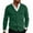 Dark Green #2, variant on Zimjoy Cardigan Sweaters for Men Casual V Neck Button Down Knit Sweater Slim Fit Long Sleeve Cardigan Open Front Lightweight Trench Coat with Pocket, Gray XL