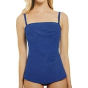 Essentials by Gottex Womens One Piece Textured Swimsuit With Built In Bra (6)