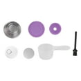 thumbnail image 2 of Ensemble de Filtres à Café Réutilisables, Dosettes de Café Réutilisables Rechargeables en Acier Inoxydable Compatibles avec, Ensemble de 7 Pcs de Filtres à Café avec Silicone, Cuillère et Brosse, 2 of 8