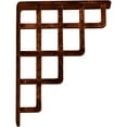 thumbnail image 6 of Ekena Millwork 1 1/2"W x 7 1/2"D x 10"H Diane Wrought Iron Bracket, (Single center brace), Antiqued Copper, 6 of 10