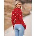 thumbnail image 4 of Zeagoo Women' Fall Crewneck Cropped Sweater Trendy Long Sleeve Ribbed Knit Pullover Jumper Tops, 4 of 6