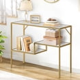 thumbnail image 1 of Mesa Consola Dorado FurnitureR Entrada Moderna 3 Niveles 100 cm, 1 of 9