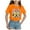 Orange, variant on Godom Girls Short Sleeve T Shirts Crewneck Cute Casual Tops Kids Tshirts Clothes Summer Tops T-Shirt