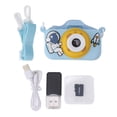 thumbnail image 1 of Cámara para niños de 20 MP para niños y niñas, regalo de cumpleaños con grabadora de vídeo de juegos, 1080P, 2 pulgadas, IPS, azul, azul, 1 of 5