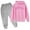 Pink, variant on New York Theme Kids Letter Print Hoodie and Sweatpants Set Unisex Casual Tracksuit Comfortable Stylish Outfit for Boys