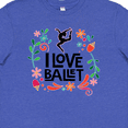 thumbnail image 4 of Inktastic Ballerina Dancer I Love Ballet Youth T-Shirt, 4 of 5