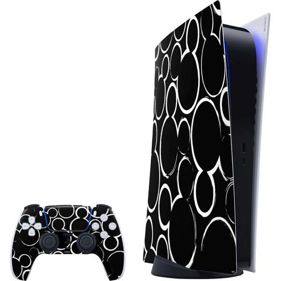 Skinit Disney Mickey Mouse Logo Pattern PS5 Digital Edition Bundle Skin