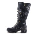 thumbnail image 2 of L'Artiste Kisha Boss Calf High Leather Boots – Hand-Painted Comfort, 2 of 8
