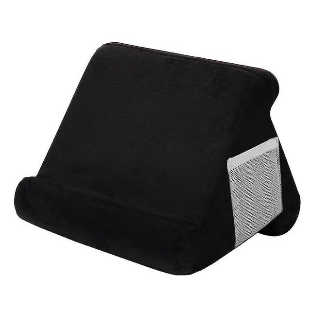 Almohada de lectura, soporte para iPad, soporte de lectura multiángulo (negro) WD.WDQZL Hogar