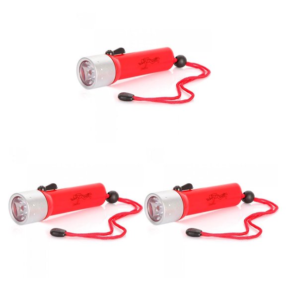 Linterna de buceo Toystoory antorcha para pequeños buzos Rojo 3Conjunto