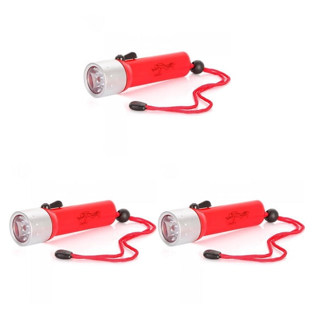 Linterna de buceo Toystoory antorcha para pequeños buzos Rojo 3Conjunto