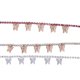 thumbnail image 5 of Tobillera de mariposa para mujeres, adolescentes y niñas, pulsera de tobillo de tenis con cadena con incrustaciones de diamantes de imitación chapada en oro de 18 quilates y oro blanco con extensión, 5 of 7