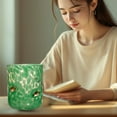 thumbnail image 4 of 2025 Halloween Glass 14oz Cups Icon Juice Glass Old Fashioned Drinking Cups Cut Drinkware Gift Set for Halloween Party Decoration, Halloween Decor (Green), 4 of 6