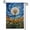 C, variant on XaaKee, Garden Flags, Swirling Sapphire Waltz Nature Landscape Garden Flag, Double-sided High-quality White Linen, Summer Garden Flag, 12x18Inch
