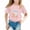 Pink, variant on YOUYEDIAN 7 Year Old Girl Birthday T Shirts - Kids Toddler I was 6 Now I'm 7 67 Funny Cute Short Sleeve Crew Neck Tops (Coffee, 3-4 Years)