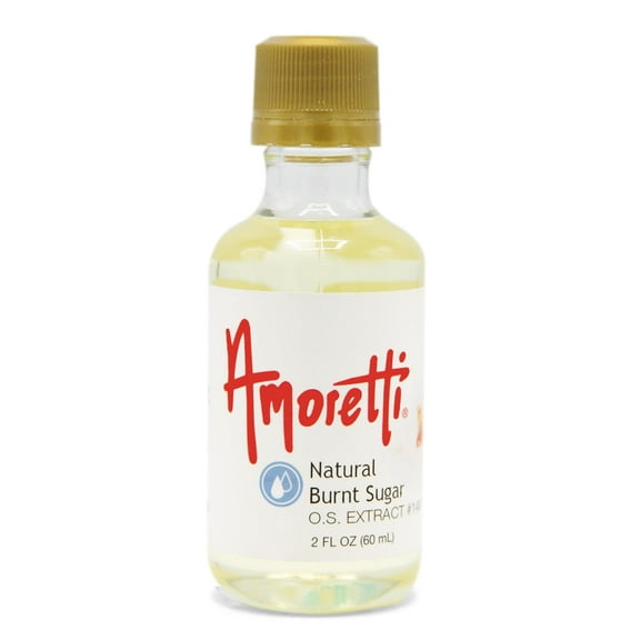 Amoretti - Burnt Sugar Extract Oil Soluble 2 oz - Highly Concentrated & Perfect For Pastry or Savory applications, Preservative Free, Vegan, Kosher Pareve, TTB Approved, Non-GMO