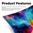 Tie Dye Covers Set of 2 with Velvet Fabric and Unique Patterns for