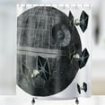 thumbnail image 6 of Death Star Shower curtain - Turn Your Bathroom to the Dark Side (In the Best Way Possible!), 6 of 9