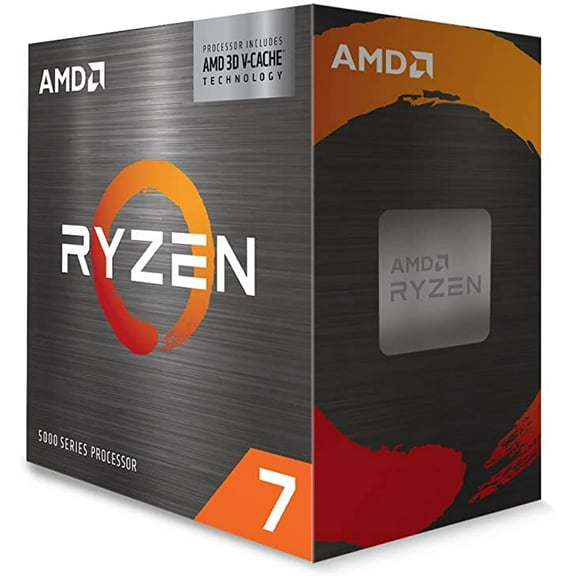 AMD Ryzen 7 5800X3D 3.4 GHz Eight-Core AM4 Processor without Wraith Stealth Cooler - 100-100000651WOF