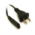 thumbnail image 2 of 10ft Figure 8 Power Cord (NEMA 1-15P to C7 Plug), 18AWG, Black, 2 of 2