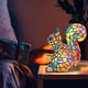 thumbnail image 5 of Luz nocturna decorativa con forma de conejo para dormitorio, salón o estudio. Lámpara de mesa de resina. Luz suave. Iluminación ambiental., 5 of 5