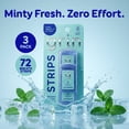 thumbnail image 2 of Grin Strips Breath Strips, Super Minty, Instant Fresh Breath, Dissolves Instantly on Your Tongue, Sugar-free and Calorie-free, No Artificial Colors, 72 Breath Strips (3-24 Packs), Pocket-Sized Pack, 2 of 9