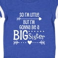 thumbnail image 4 of Inktastic So I'm Little, but I'm Gonna Be a Big Sister Girls Baby Bodysuit, 4 of 5