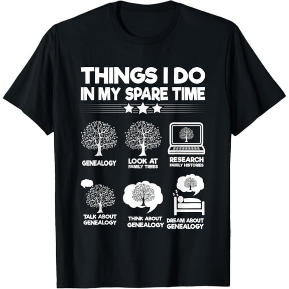 Genealogy Ancestry Family Histories Research Genealogists T-Shirt