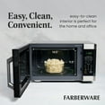 thumbnail image 5 of Farberware Countertop Microwave 1100 Watts, 1.6 cu ft - Smart Sensor Microwave Oven With LED Lighting and Child Lock - Perfect for Apartments and Dorms - Easy Clean Stainless Steel with Platinum, 5 of 9