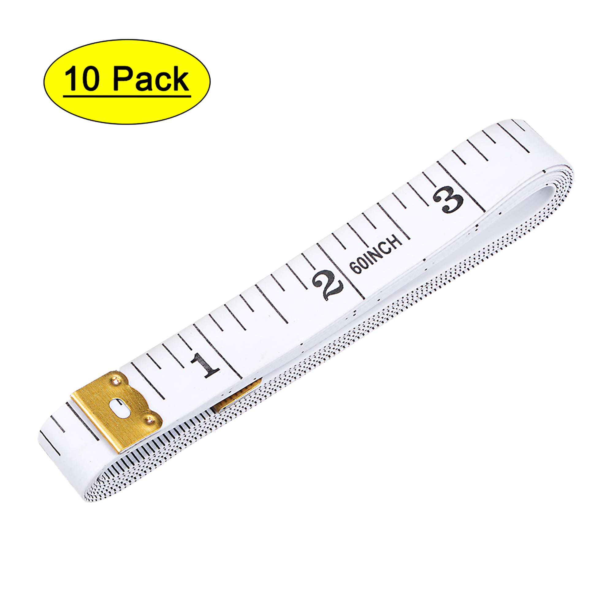100 cm 10 PACK Measuring Tape 36' Inches Magnetic Ruler