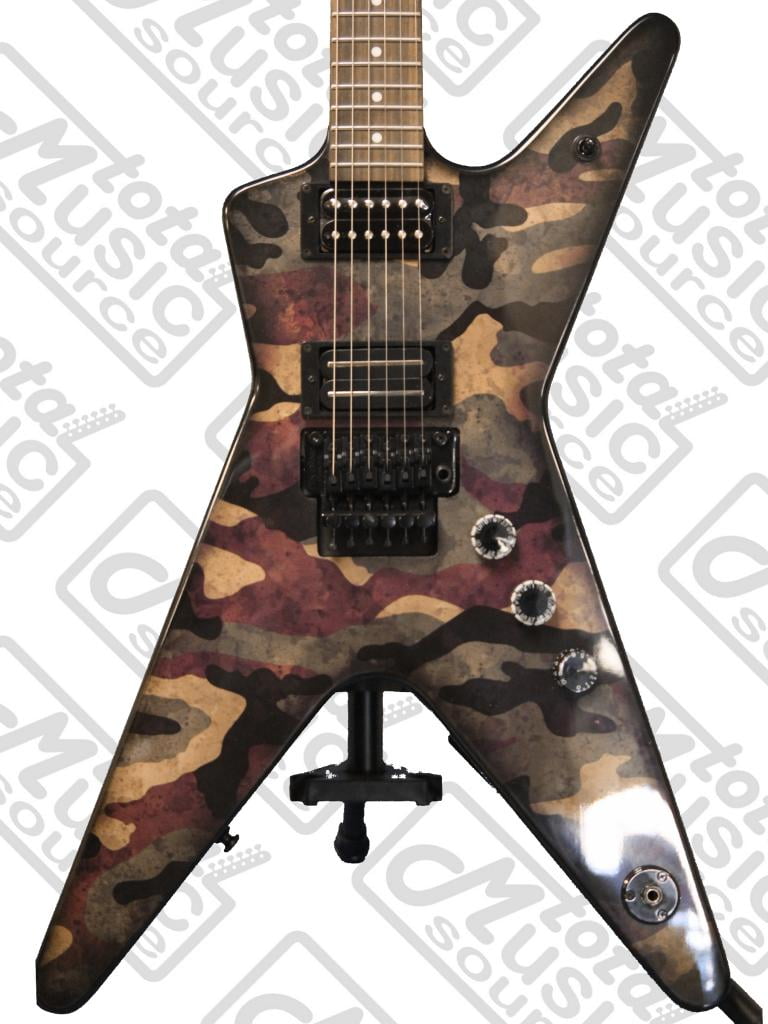 Dean DimeBag Camo ML Electric Guitar, Floyd Rose, FREE CASE ,DB