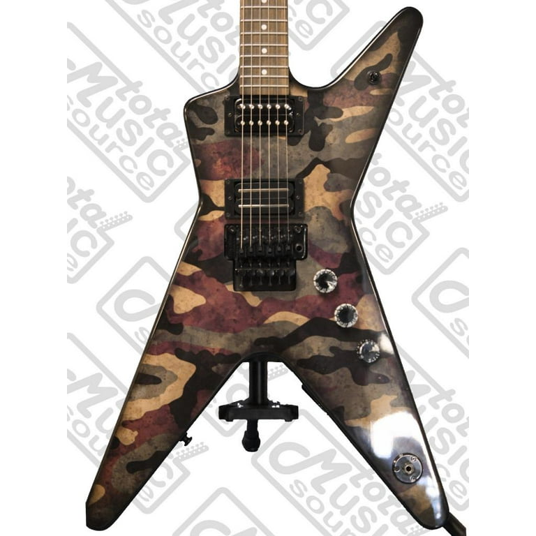 ギター DEAN ML CAMO Dean DimeBag Camo ML Electric Guitar, Floyd Rose, FREE