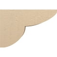thumbnail image 3 of 11"W x 33"D x 22"H Classic Crestline Rough Cedar Woodgrain TimberThane Corbel, Primed Tan, 3 of 6