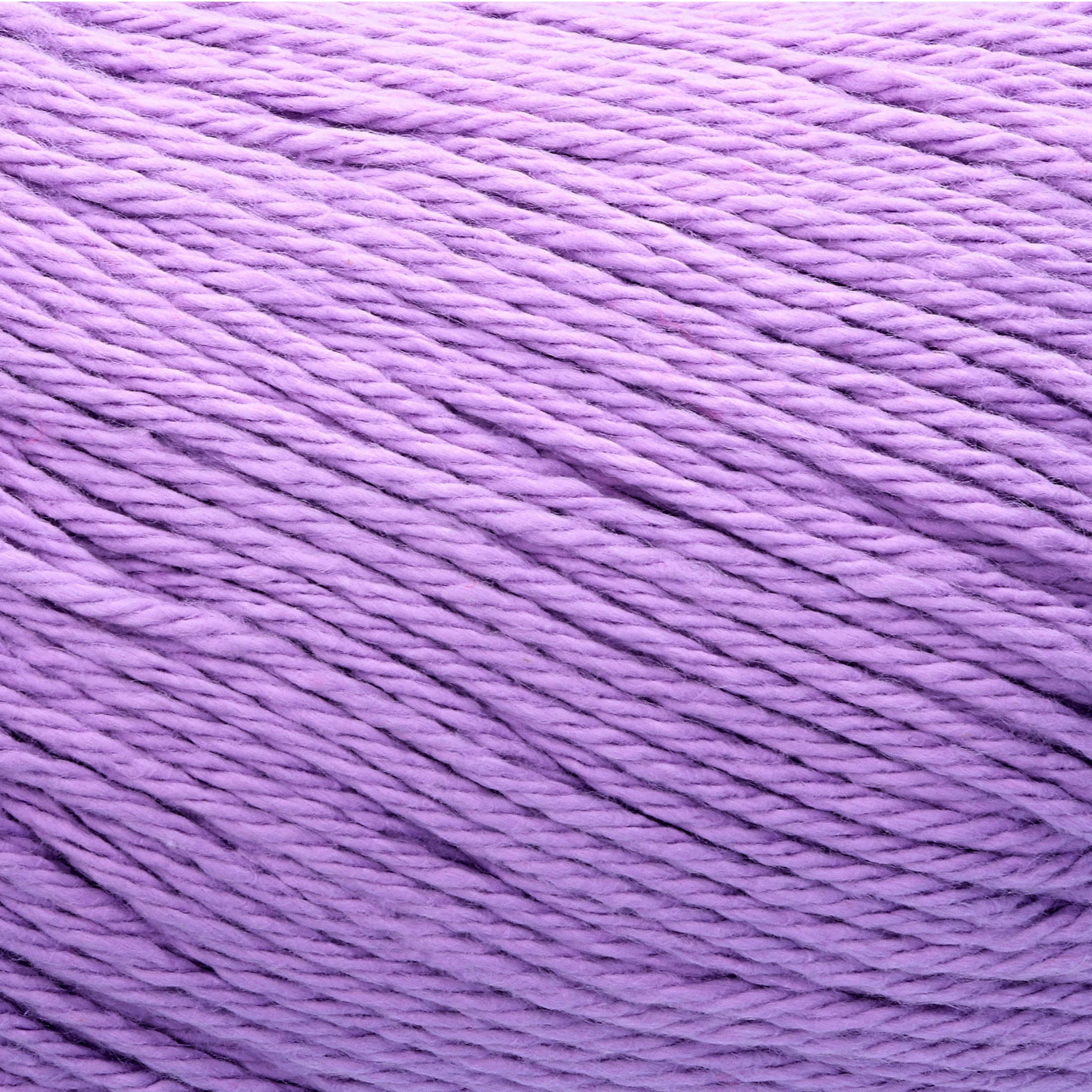 Hello Hobby Size 4 Medium Weight Cotton Violet Yarn, 2.5 oz, 120 yds