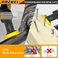 thumbnail image 4 of Cuchillas oscilantes AMZWEI Titanium, 50 unidades, para metal y madera, 4 of 7